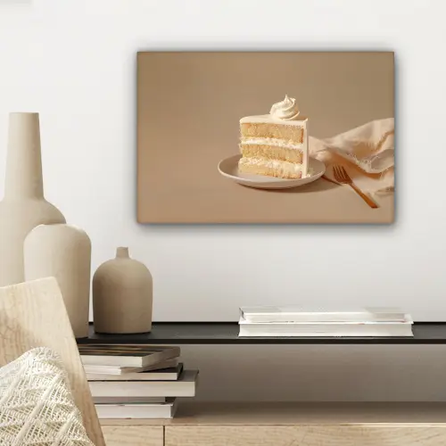 Vanilletaart - Cake - Romig canvas 2cm klein -sfeer6
