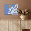 Minimalistisch - Organisch patroon - Blauw PET vilt klein -sfeer4