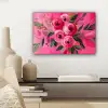 Bloemen - Verf - Roze canvas 2cm klein -sfeer6