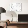 Marmer - Grijs - Wit - Abstract - Marmerlook aluminium wit klein -sfeer5