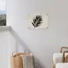 Palmblad - Subtiel - Groen - beige tuinposter los doek klein -sfeer8