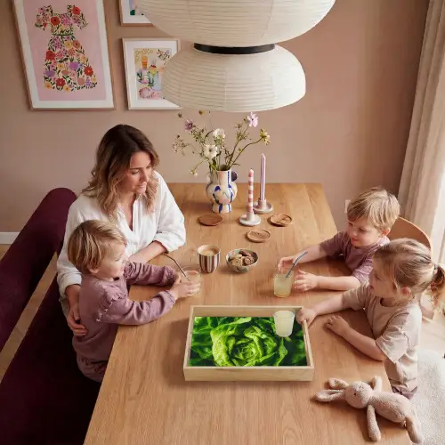 Groente - Sla - Groen Dienblad Rechthoek middel -sfeer4