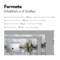 Abstract - Structuur - Goud - Grijs - Modern Muismat XXL klein -ysfeer5_duits