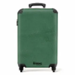 Lederen look kleur groen NBS - Handbagage koffer - Volwassenen Unisex middel -productfoto_recht
