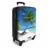 Palmbomen op strand NBS - Handbagage koffer - Kinderen Unisex middel -productfoto_3d