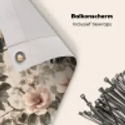 Klassiek - Vogels - Kleurrijk Balkonbeschermer Duitsland klein 596 -closeup_NL
