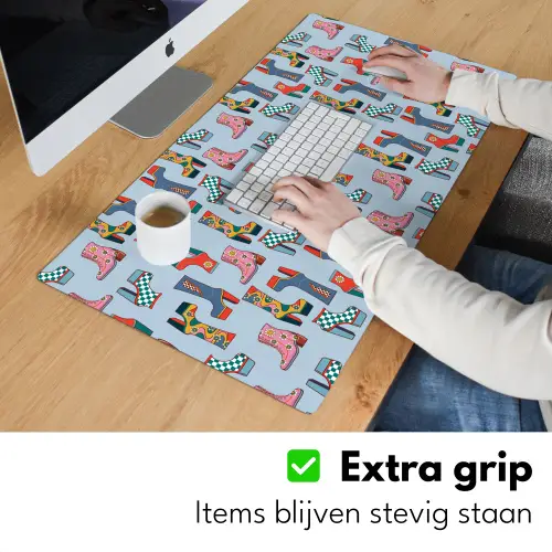Laarzen - Patroon - Disco Muismat XXL klein 681 -sfeer3