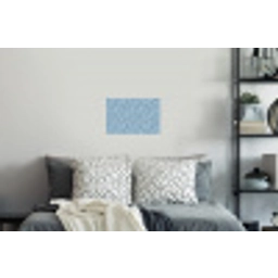 Organisch - Patroon - Blauw Muursticker klein 286 -slaapkamer