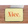 Nice - Oranje - Geel - Minimalistisch laptophoes neopreen klein -tafel