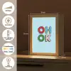 Oh ok - Blauw - Kleurrijk Light Box met kabel (Tafellamp) klein -USP_NL