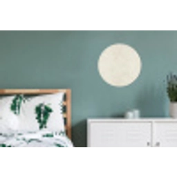Crème - Egaal - Beton Wandcirkel aluminium klein 190 -slaapkamer
