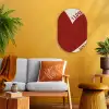 Loveyou - Rood - Hart Wandcirkel Ovaal Forex klein -sfeer4