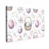 Bloemen - Paaseieren - Patroon Tuinposter op houten frame 2 cm dik klein -3d
