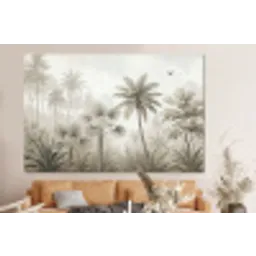 Jungle - Palmbomen - Natuur forex 5mm xxl -bovenbank
