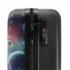 Groene alien op een planeet NBS - Handbagage koffer - Kinderen Unisex middel -slot