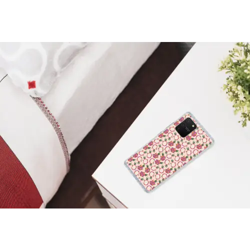 Drakenfruit - Patroon - Roze Telefoonhoesje Samsung Galaxy S10 Lite klein 364 -kamerS10Lite
