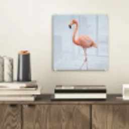Flamingo - Zee - Roze plexiglas 5mm klein -sfeer1