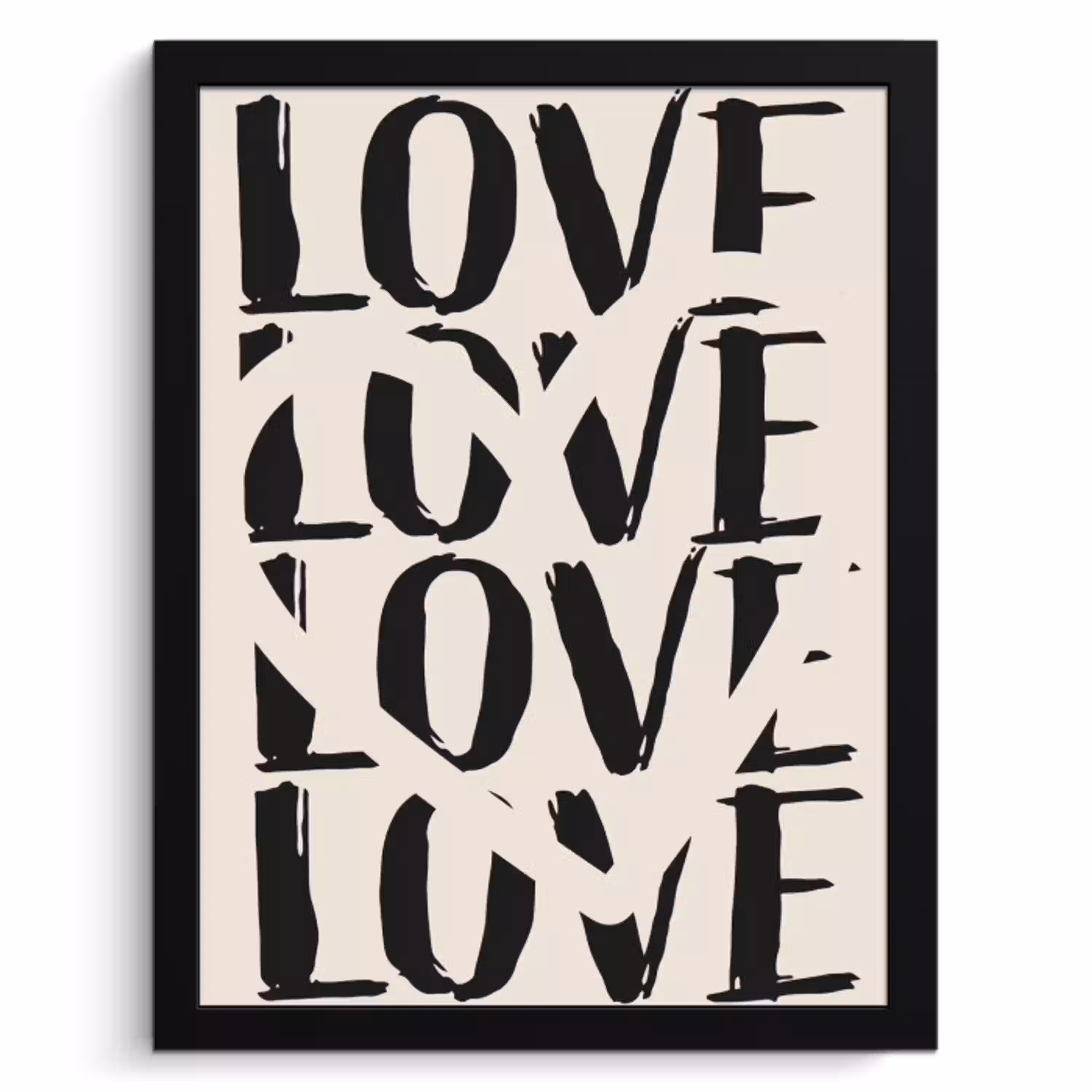 Love - Hart - Beige KitchenYeah - Keuken - Fotolijst klein -3d
