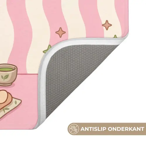Matcha - Hond - Roze - Groen Badmat klein -USP_AntislipNL