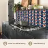 Patronen - Abstract - Bloemen keuken achterwand 2 middel 871 -usp_NL