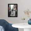 Stad - Mensen - Astronaut - Wit fotolijst zwart zonder passe partout klein -sfeer4