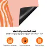 Meisje - Deken - Gestreept - Oranje Inductie beschermer vinyl 3mm klein -zzzzzzz-td-onderkant