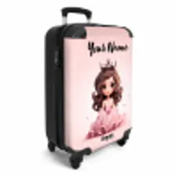 Prinses Poppy NBS - Handbagage koffer - Kinderen Unisex middel -productfoto_3d