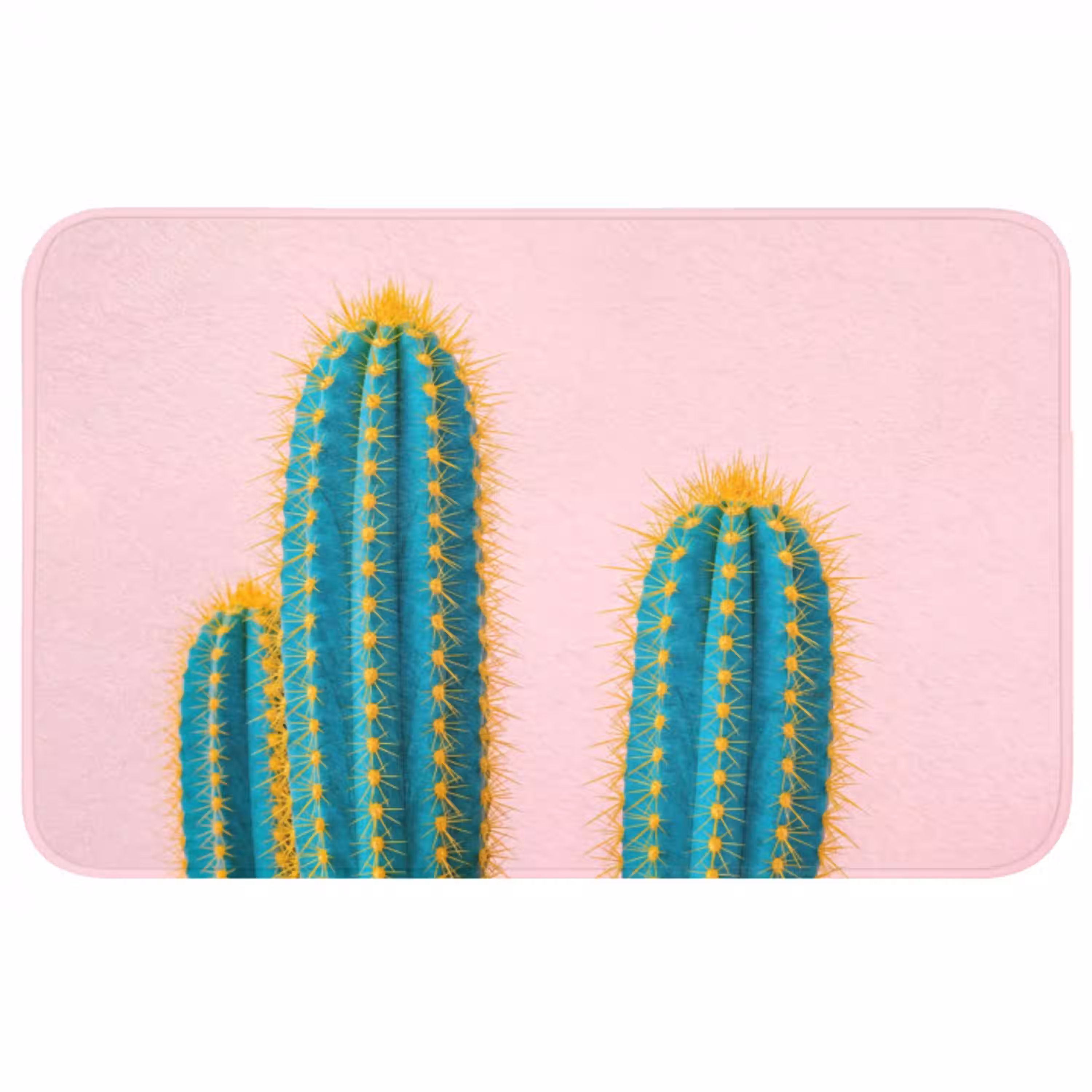 Cactussen - Modern - Pastel WCmat middel -3d
