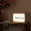 Beertje - Lettercollage Light Box met kabel (Tafellamp) klein -sfeer4