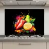 Paprika - Peer - Citroen - Graffiti - Verf - Abstract keuken achterwand spatscherm klein -3d_website