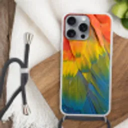 Veren - Ara - Kleurrijk Hoesje iPhone 16 Pro Max met koord klein -sfeer4