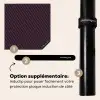 Donker - Paars - Patroon - Strepen Inductie beschermer vinyl 3mm middel 274 -zzzzzzz-induclip_FR