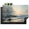 Strand - Zee - Zonsondergang Inductie beschemer met haakjes klein -3d