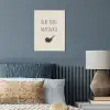 Vlees - Minimalistisch - Beige - Quote poster papier klein -sfeer2