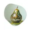 Fruit - Disco - Art - Glitter Wandcirkel Organisch Plexiglas middel -3d