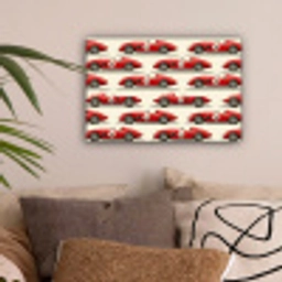 Raceauto - Retro - Rood canvas 2cm klein 34 -sfeer1