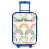 Regenbogen Kinderkoffer - Blauw klein -zz3dotto