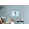 Blauw - Ananas - Disco - Discobal Muursticker klein -plant