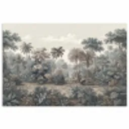 Tropisch - Landschap - Illustratie poster papier klein -3d