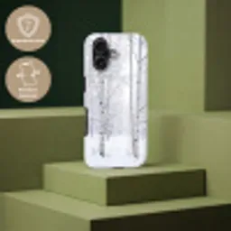 Berkenbomen - Sneeuw - Winter - Bos - Wit Toughcase MagSafe Apple iPhone 17 klein -USP_PrintM_NL