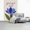 Korenbloem - Valentijn - Bloem - Blauw fotobehang vinyl groot -slaapkamer