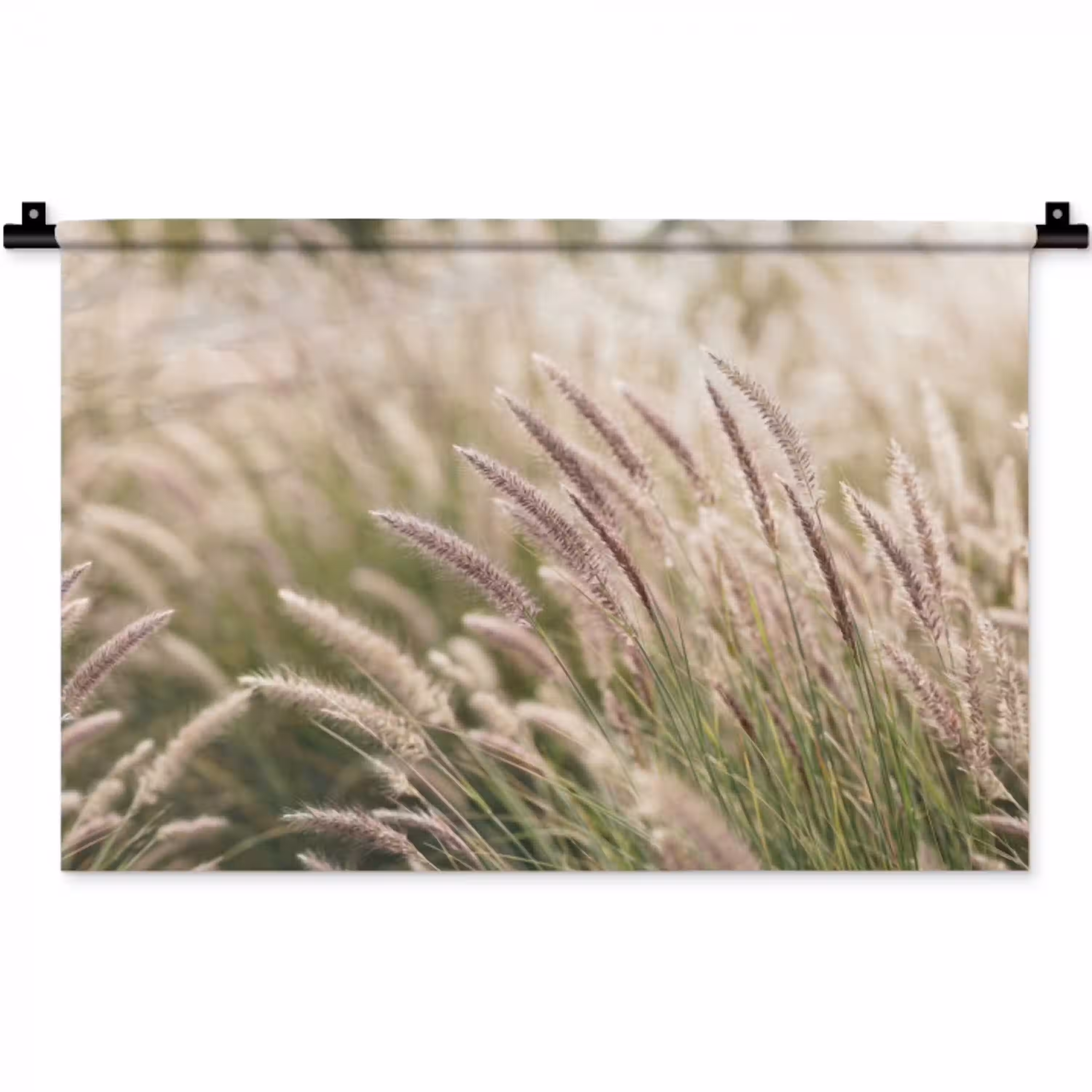 Gras - Close up - Groen Wandkleed katoen klein -zz3d