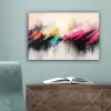 Dynamisch - Abstract - Kleurrijk - Zwart canvas 2cm klein -sfeer4
