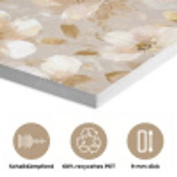 Bloemen - artistiek - Goud PET vilt klein 837 -closeup_DE
