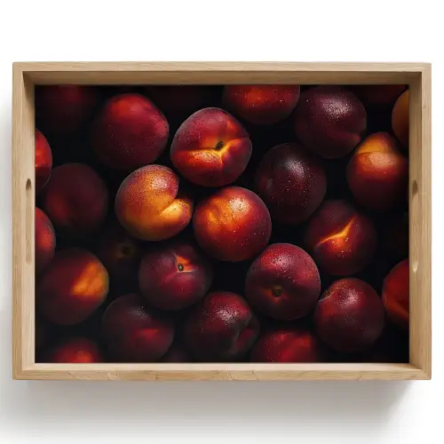 Fruit - Close up - Nectarines Dienblad Rechthoek middel -z3d_shopping