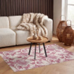 Pioenrozen - Modern -  Rood Vloerkleed Rechthoek klein 1091 -atmosphere_sfeer2_global