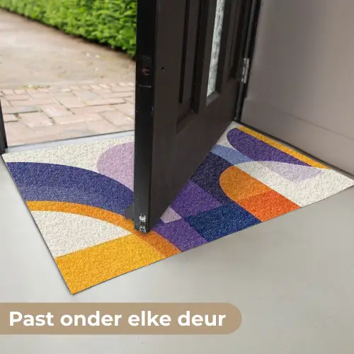 Vormen - Abstract - Grafisch - Oranje Deurmat klein -USP_NL