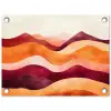 Abstract - Landschap - Golven tuinposter los doek klein -3d