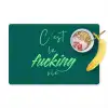 c'est la fucking vie - Groen - Handgeschreven Placemat vinyl groot -zzzproduct_Kitchenyeah-website