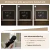 Discoballen - Minimalistisch - Zwart Light Box met batterij (Wandlamp) middel -USP_dimbaarNL